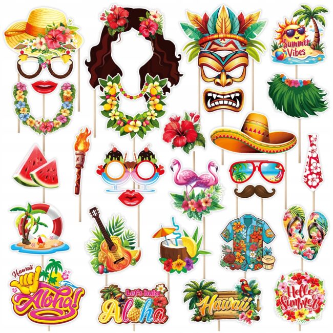 Rekwizyty do zdjęć aloha