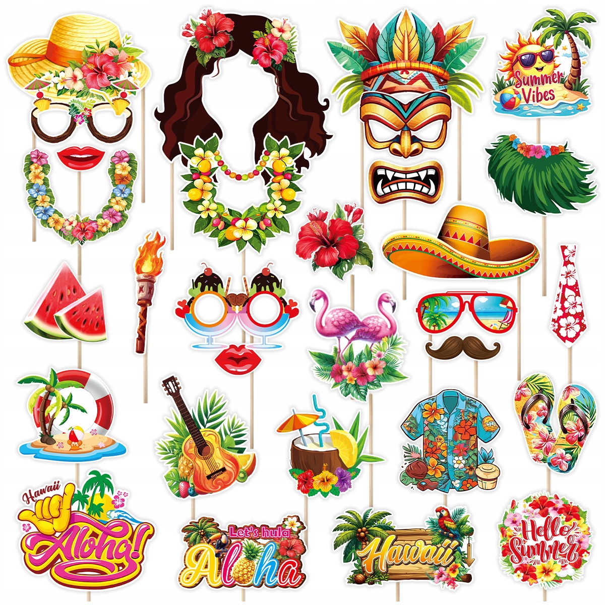 Rekwizyty do zdjęć aloha