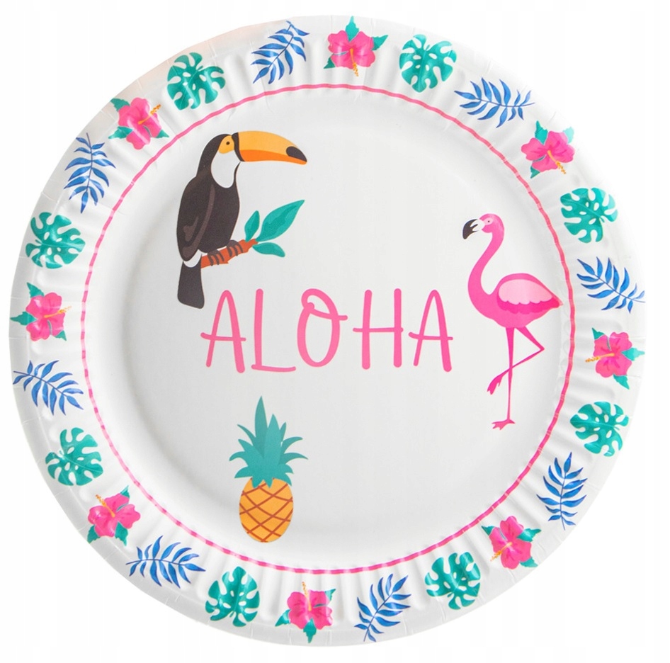 Talerzyki papierowe Aloha