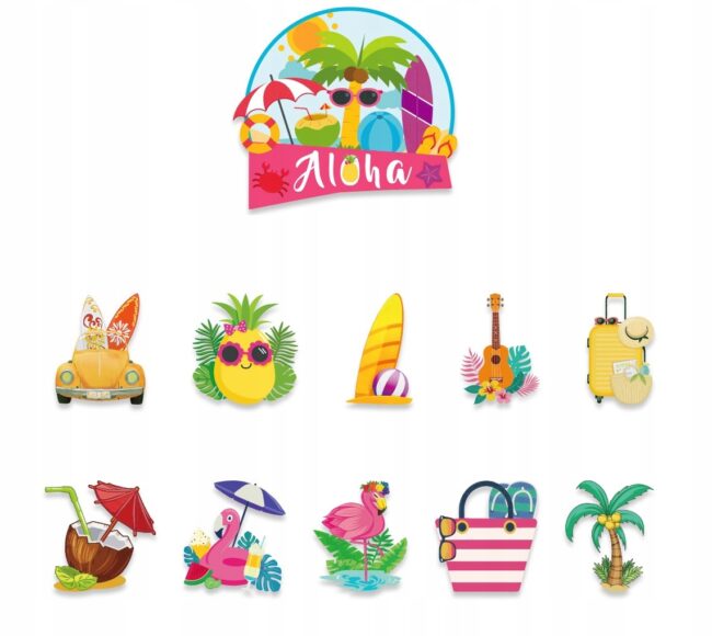 Toppery hawajskie na tort