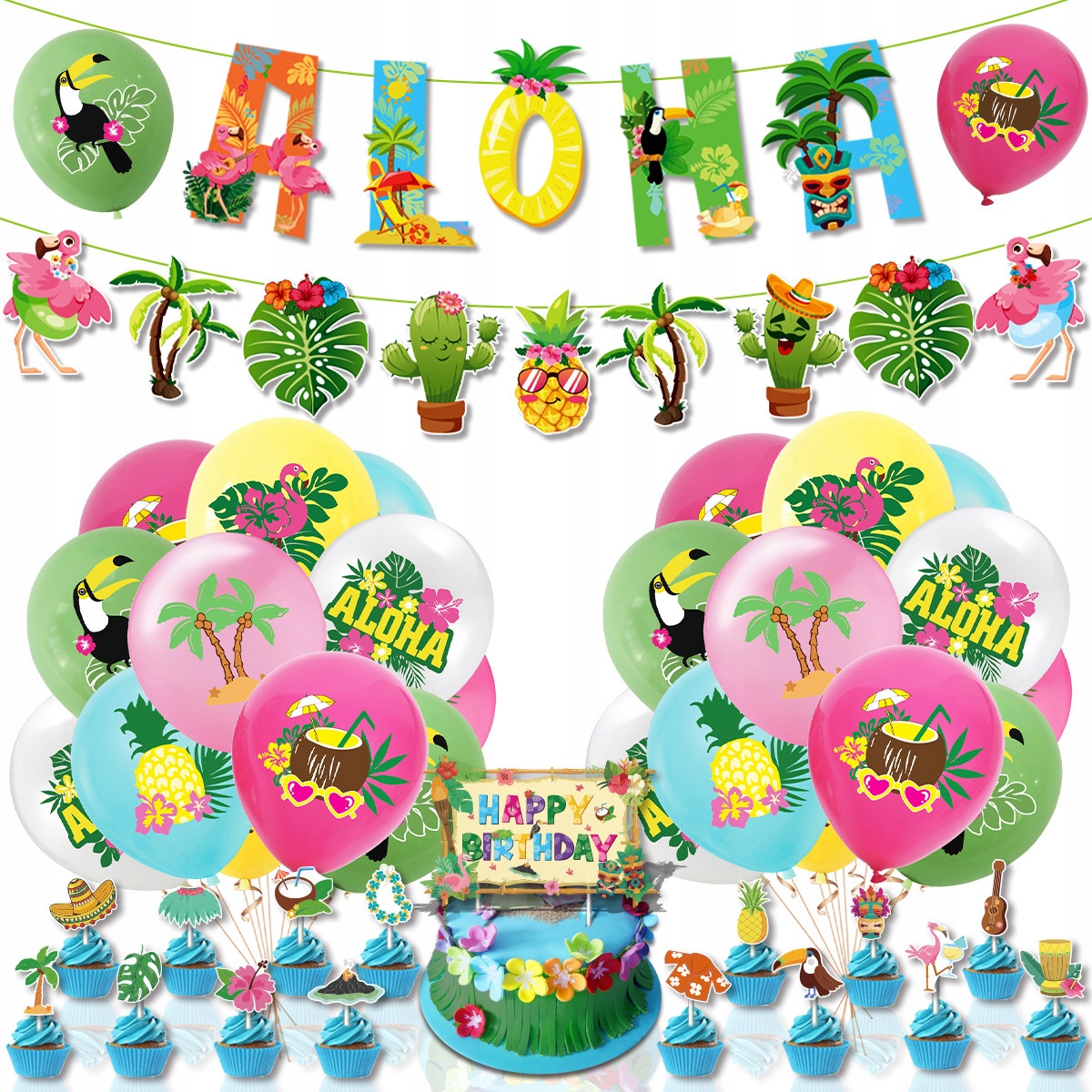 Zestaw dekoracyjny Aloha