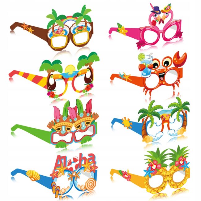 Okulary Papierowe Aloha