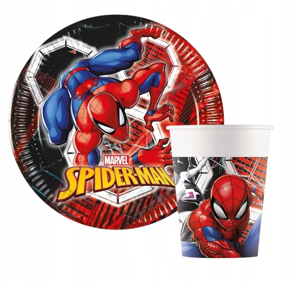 Kubeczki i talerzyki Spiderman