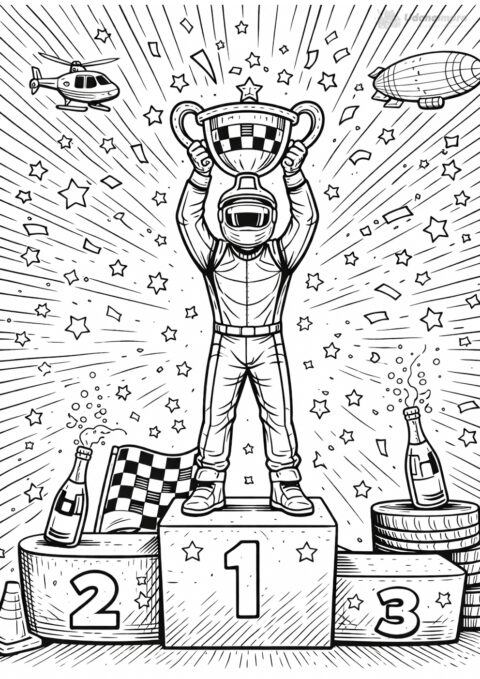 Zwycięzca na podium