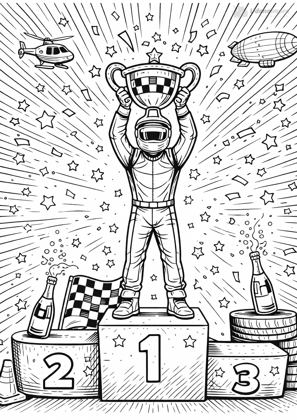 Zwycięzca na podium