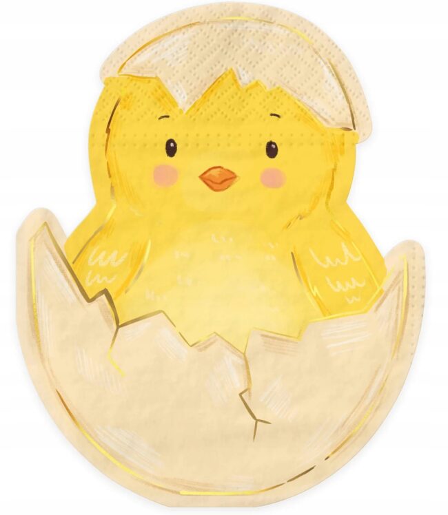 Serwetki wielkanocne kurczaczek