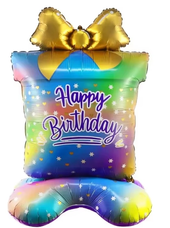 Balon foliowy stojący Prezent
