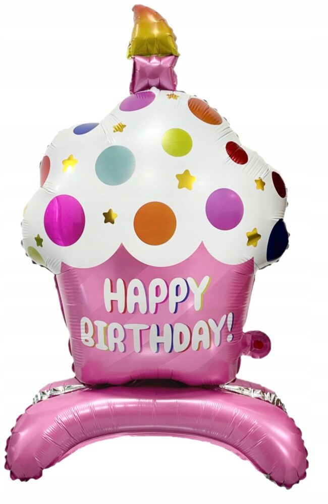 Balon foliowy stojący Babeczka