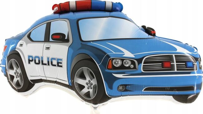 Balon foliowy Policja Radiowóz