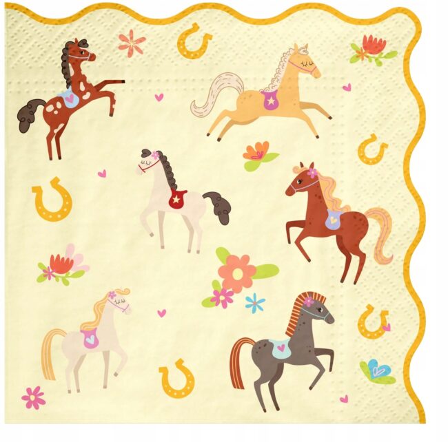 Serwetki papierowe w Koniki