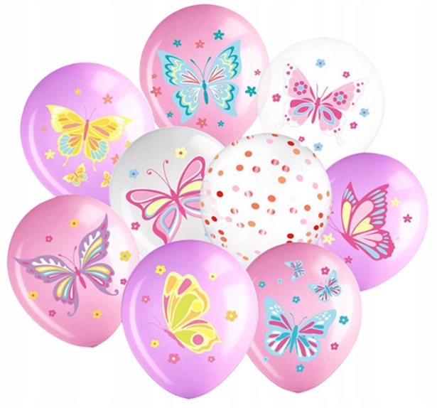 Balony lateksowe Motyl Motylki