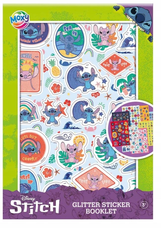 Naklejki brokatowe Stitch