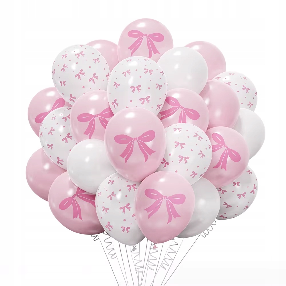 Balony lateksowe w kokardki mix