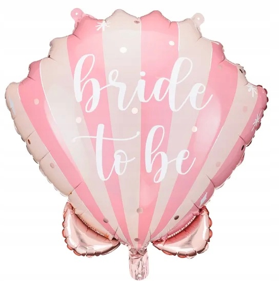 Balon foliowy Muszelka Bride to be