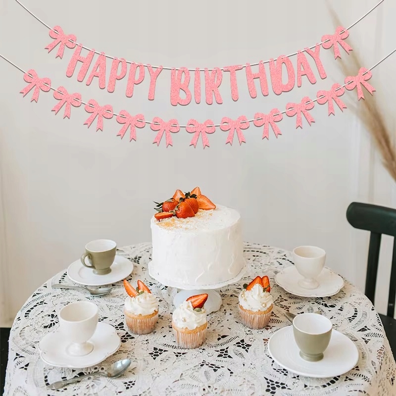 Baner Happy Birthday Kokardki Kokardka 250 cm Urodziny KK6 - obrazek 2
