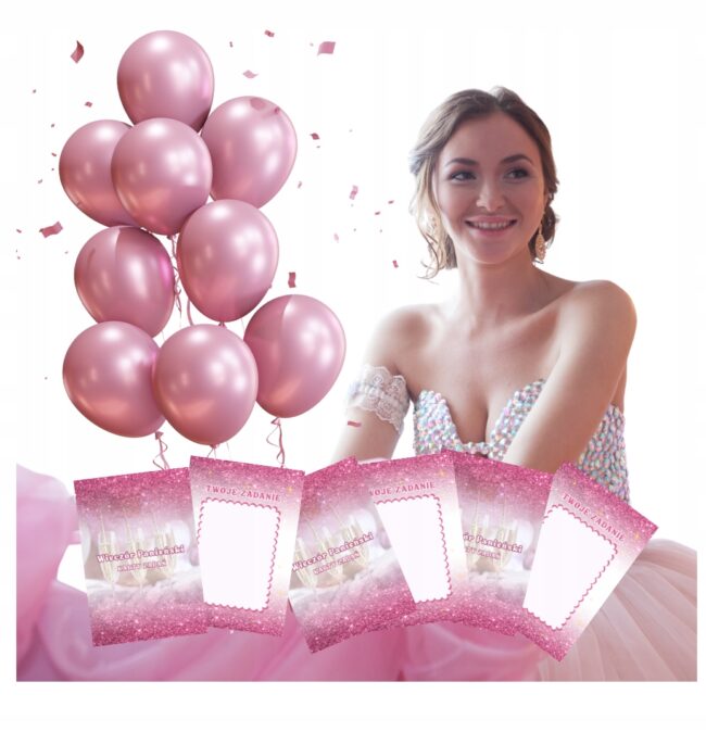 Karty zadań na Wieczór Panieński 20 kart Wpisz swoje zadania P54