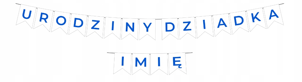 Zestaw Balony Baner 70 URODZINY DZIADKA + Imię Dekoracje - obrazek 3