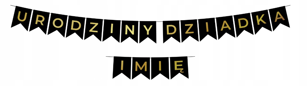Zestaw Balony Baner 70 URODZINY DZIADKA + Imię Dekoracje - obrazek 2