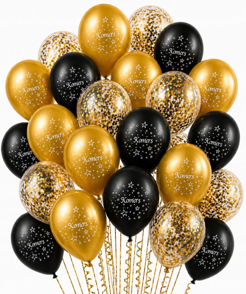 balony zestaw komers