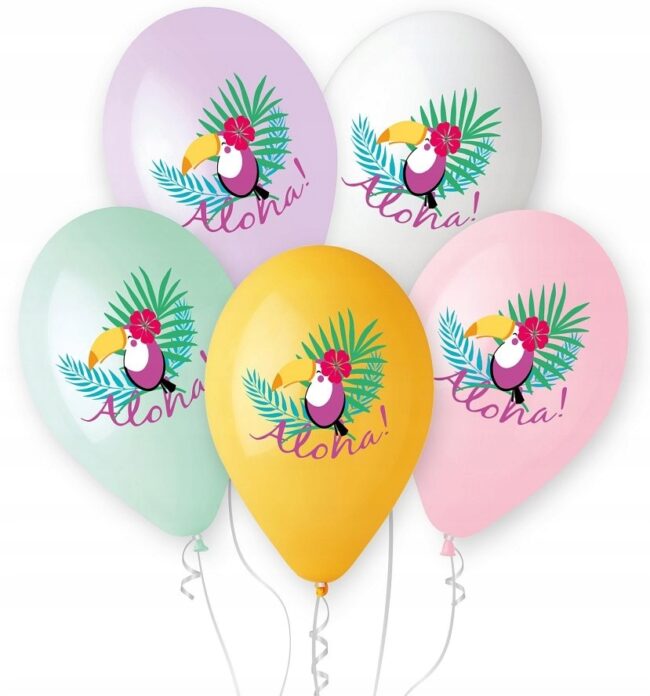 balony lateksowe aloha tukan