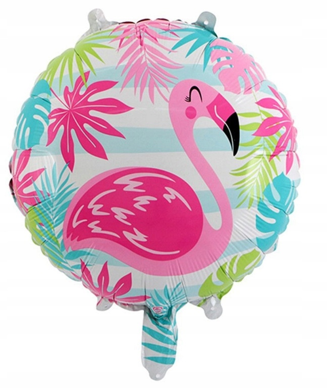 Balon foliowy okrągły Flaming