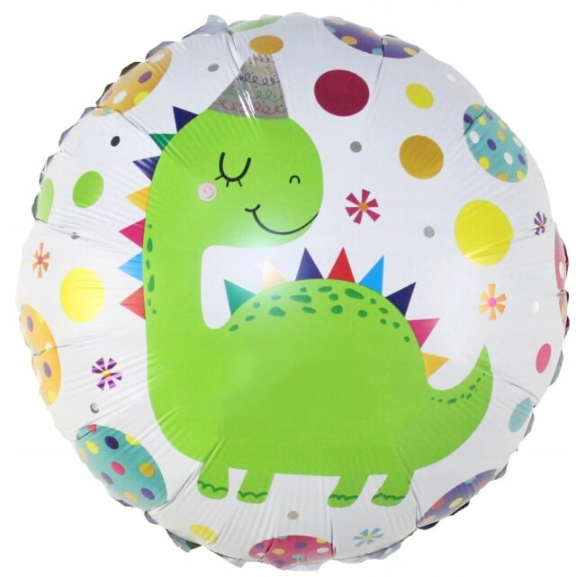 Balon foliowy Dinozaur w czapeczce
