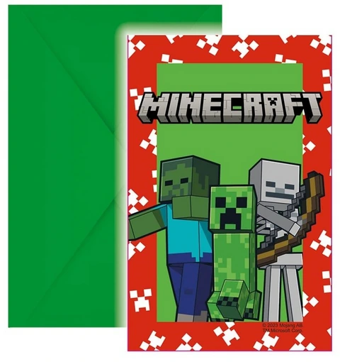 Zaproszenia Minecraft